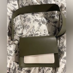 & other stories leather crossbody purse